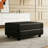 Faux Leather Ottoman-858650799