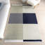 Tapis géométrique lavable à la machine Olivette-216679627