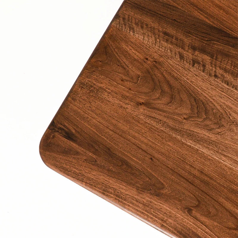 Table basse rectangulaire Petra en noyer massif - Table basse artisanale de style moderne du milieu du siècle, disponible en plusieurs dimensions.