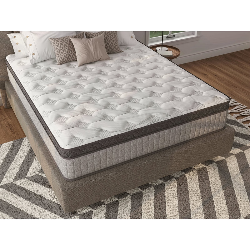 Matelas en mousse viscoélastique et rafraîchissante Diamond Innerspring Hybrid, Lit simple, 10"