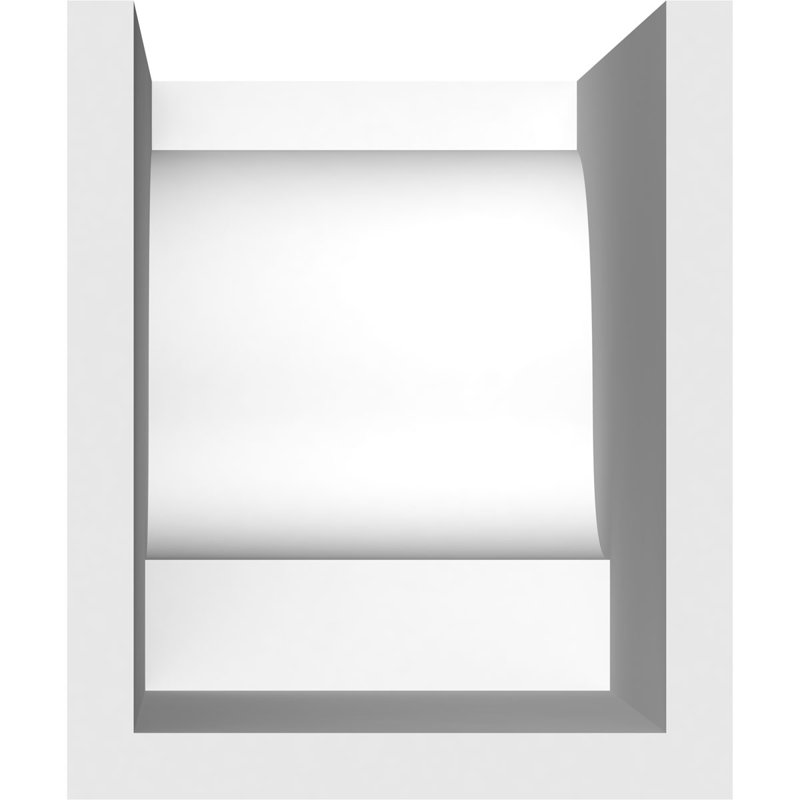 5"W x 6"H x 12"L Standard Newport Architectural Grade PVC Rafter Tail, 6"H x 5"W x 12"D