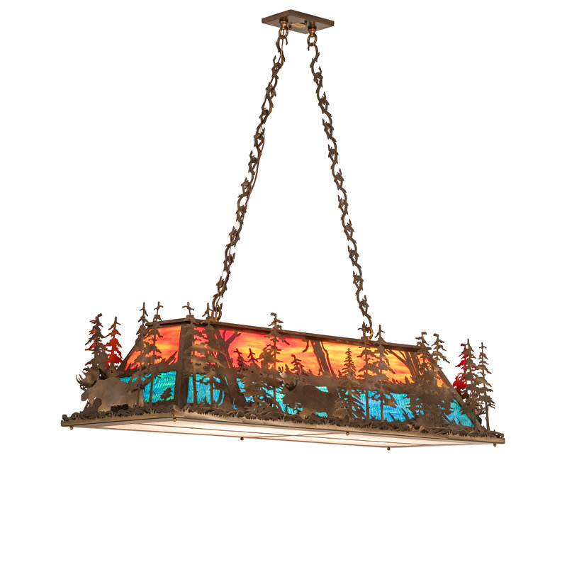 Luminaire suspendu long orignal 53 po