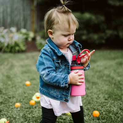GROSCHE Lil Chill 12 oz Kids Water with Straw Sip Lid
