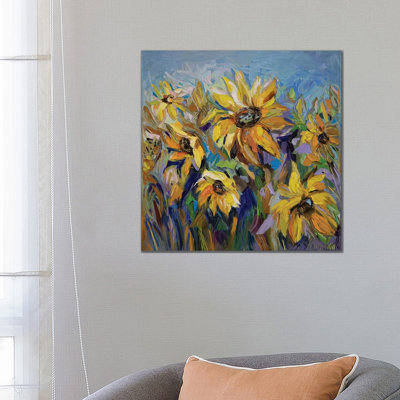 Sunflowers by Ekaterina Ermilkina - Painting on Canvas