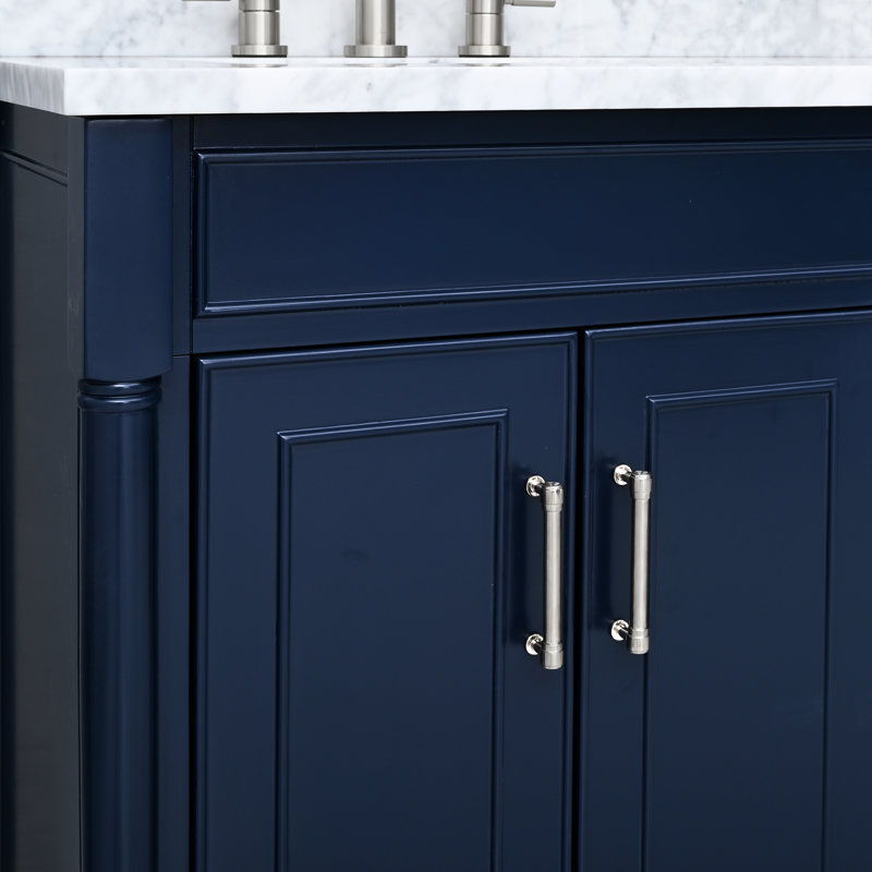 Bristol 61'' W Double Vanity, Navy Blue