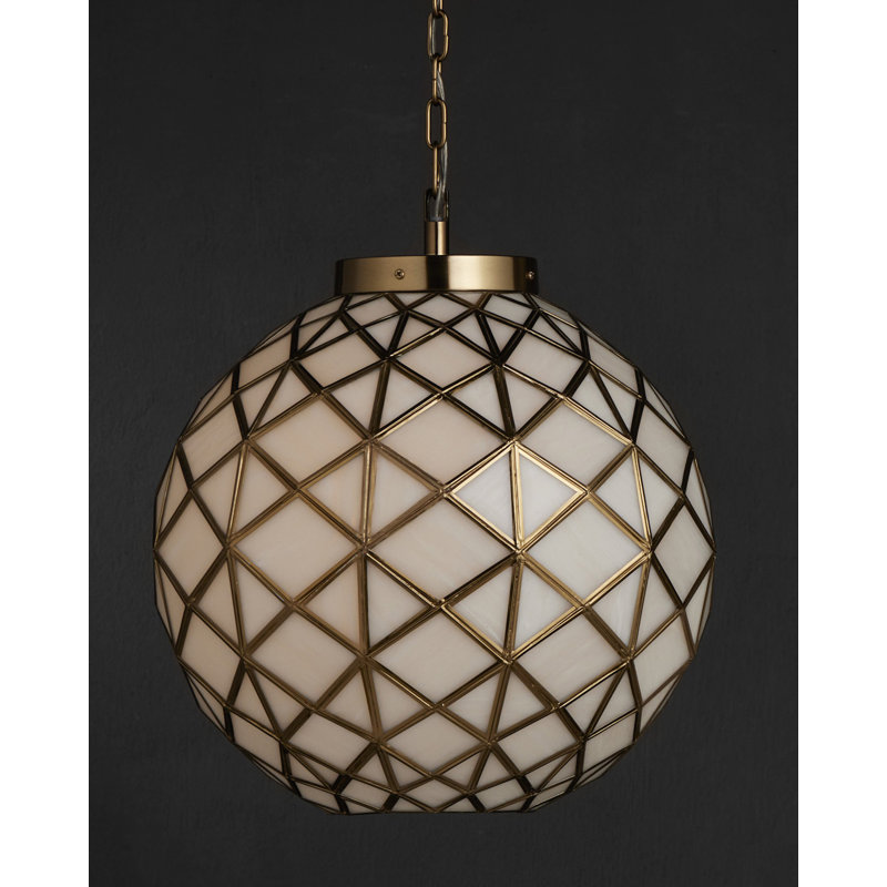 Polyhedron 1 - Light Pendant, 92.5" H x 16" W x 16" D
