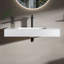 Évier à fixation murale l 36 po x P 18 po avec trop-plein et robinet simple-112964834
