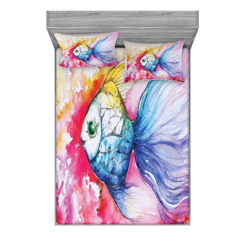 Microfiber Sheet Set, Full Sheet Set with Fitted Sheet