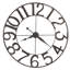 Metal Skeleton Wall Clock