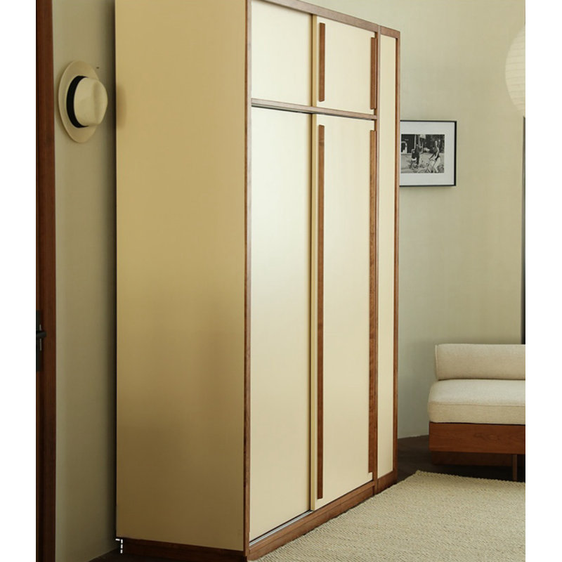Garde-robe moderne et simple à pousser et tirer