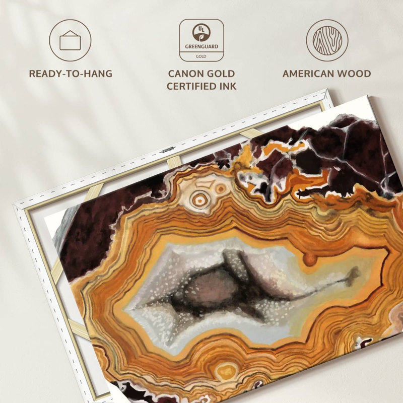 Agate Studies III, 20" H x 30" W