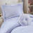 Soft Microfiber 3-piece Twin/twin Xl Bedding Set, Romantic Layered Design With Gingham Ruffles