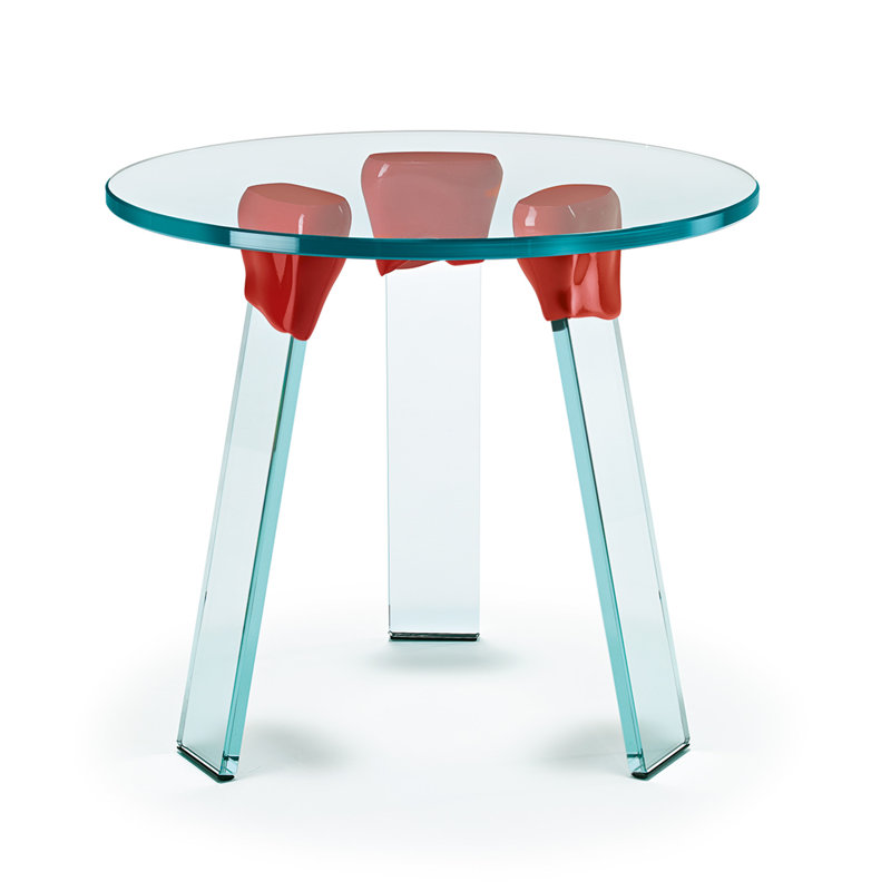 Jerry Glass Top End Table