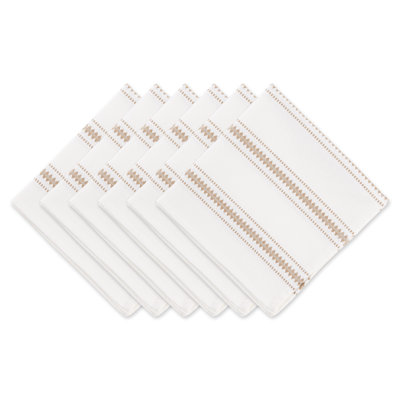 Ensemble de serviettes en coton 6 pièces Kuhlman Zig Dobby