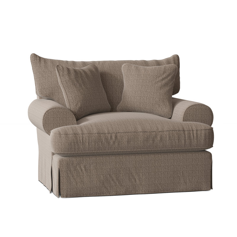 Fauteuil Chalkline, Chenille performance taupe Beantown 41, Oui