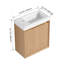 Meuble-lavabo 18,5 po avec lavabo en résine