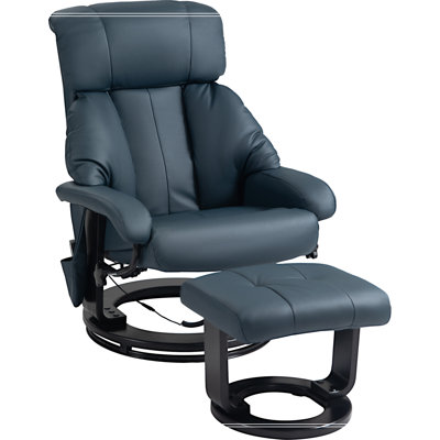 Comfortable 360° Swivel Recliner Chair with Footstool for Relaxation