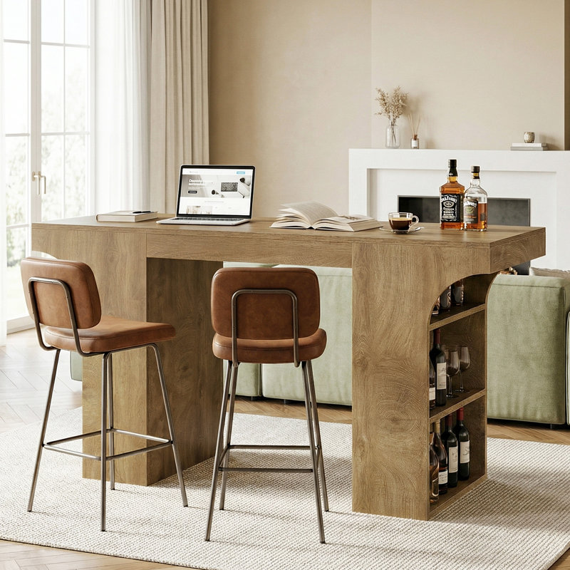 63-inch Counter Height Bar Table