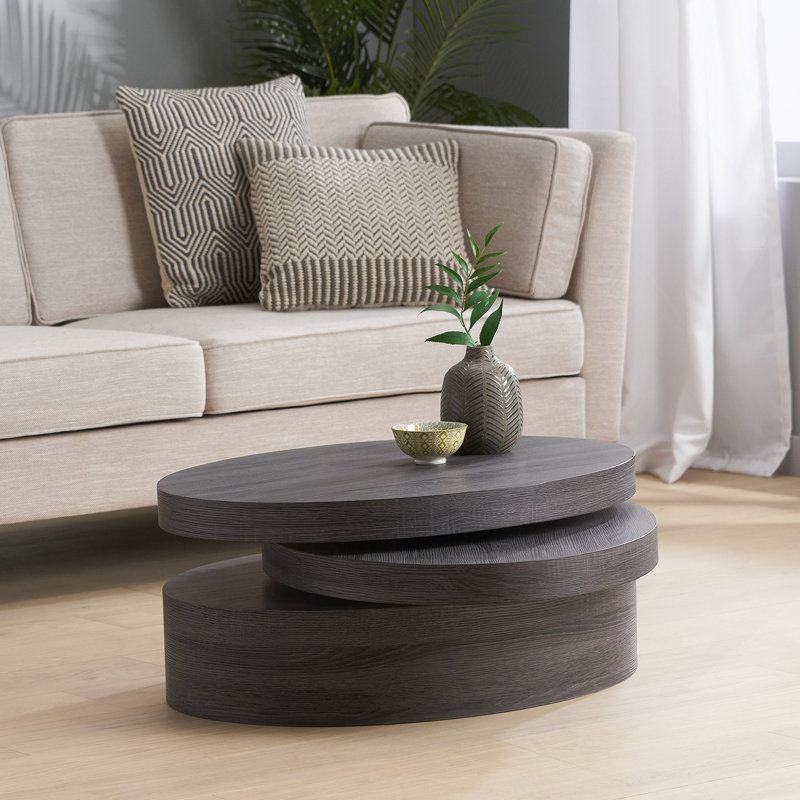 Table basse rotative Modernesque, Grey