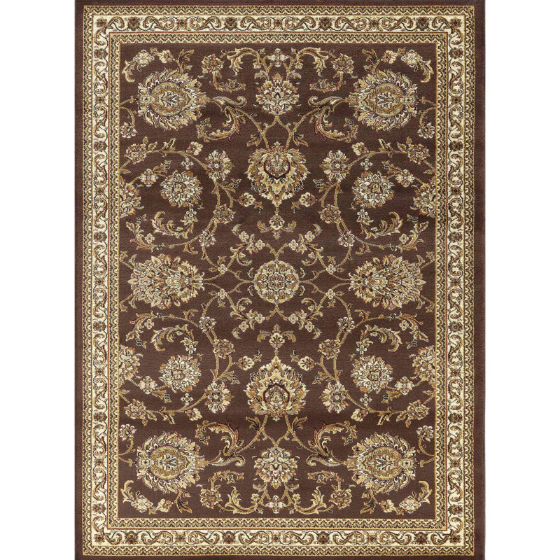 Tapis classique, Rectangulaire 2 pi x 3 pi, Brun