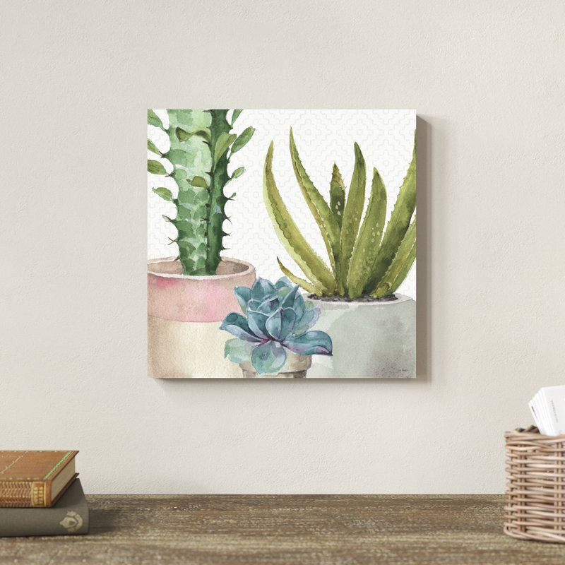 " Mixed Greens XL " by Lisa Audit Painting Print, 12" H x 12" W x 1.25" D
