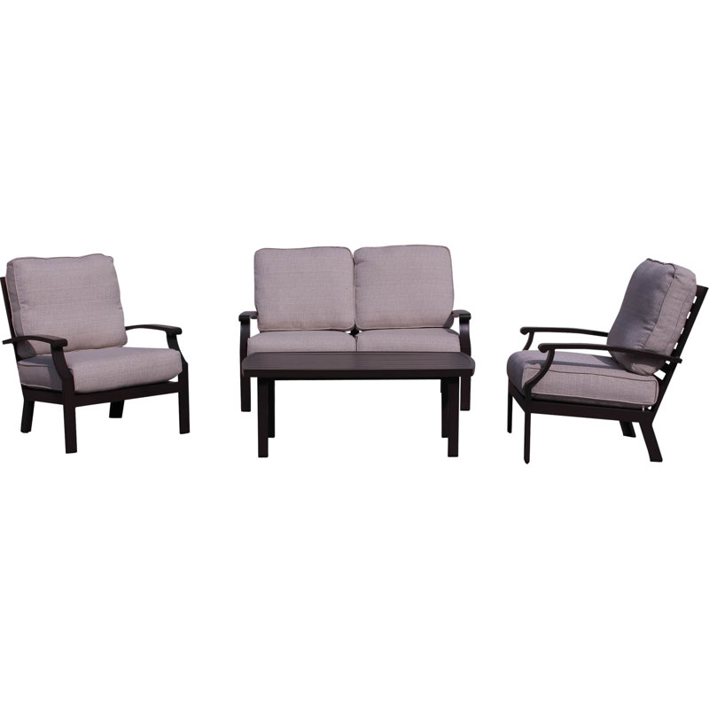 Ensemble de conversation avec canapé 4 pièces Courison Casual Madison