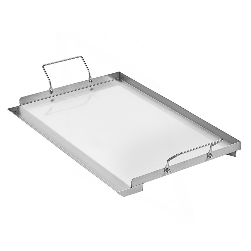 Batterie de cuisine pour barbecue 23 po x 16 po à plaque plate universelle en acier inoxydable