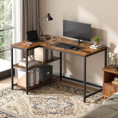 Metal Base Computer Desk