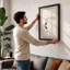 Wading Bird In Profile Botanical - Print-1043123149-1043123158
