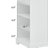 Fluted Kitchen Island With Power Outlet And Trash Can Storage Cabinet-59703221