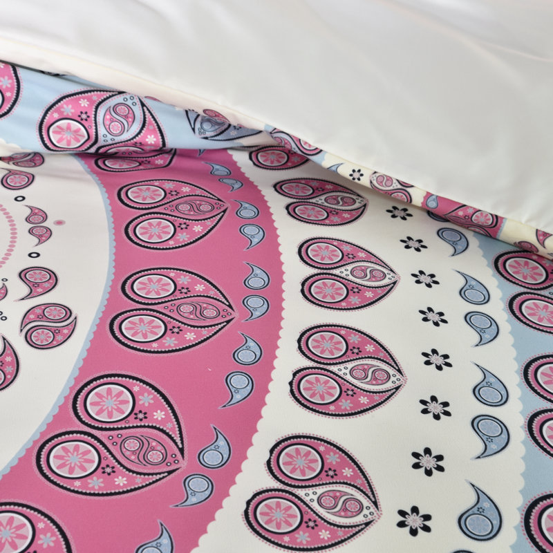 Belle 13 Polyester Abstract Duvet Cover, Twin/Twin XL Duvet Cover + 1 Standard Sham