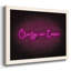 «Neon Love II», art textuel sur toile-170672502-170672508