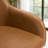 Advika 4.3" Thick Sponge Cushioned Seat, Mid-Century Modern Swivel Dining Chair, 360° Rotating Upholstered Armchair With PU Leather, Beech Wood Legs, Ergonomic High Back & Armrests, Comfortable Accent Chair-942626341