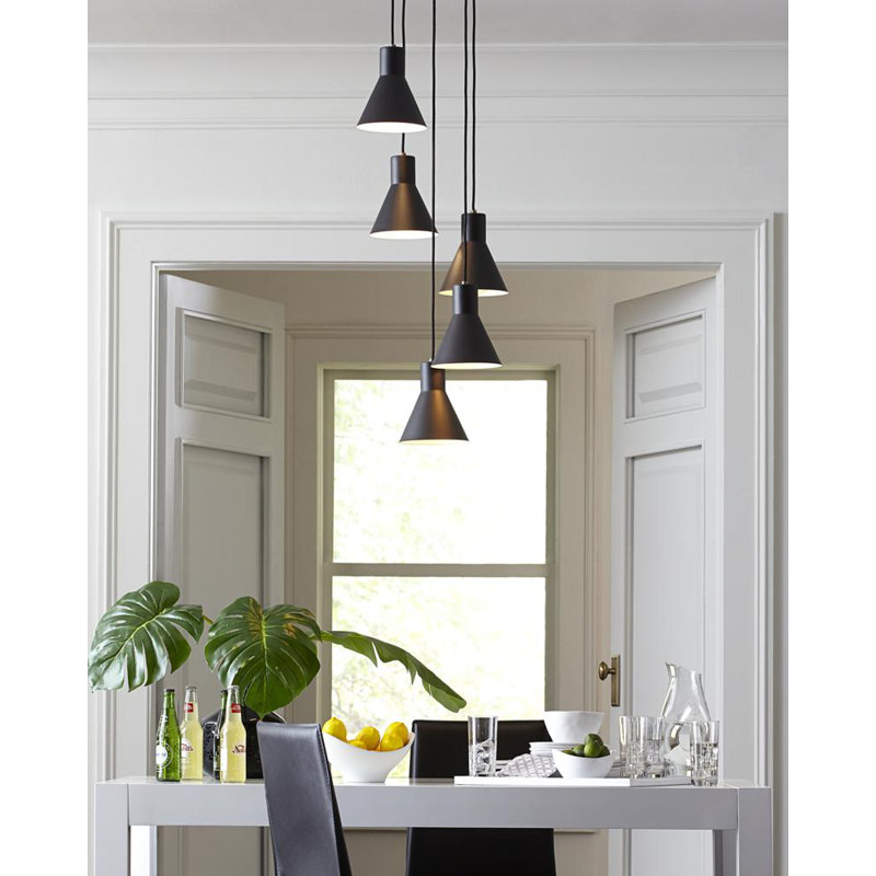 Byers 3 - Light Cluster Pendant, Brushed Nickel, Yes