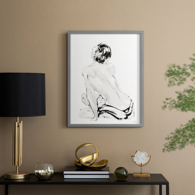 Impression impressionniste «Soft Nude II», bois massif