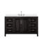 Meuble-lavabo simple 60 po avec plateau en quartz Daria-100481524-100481525-100501773