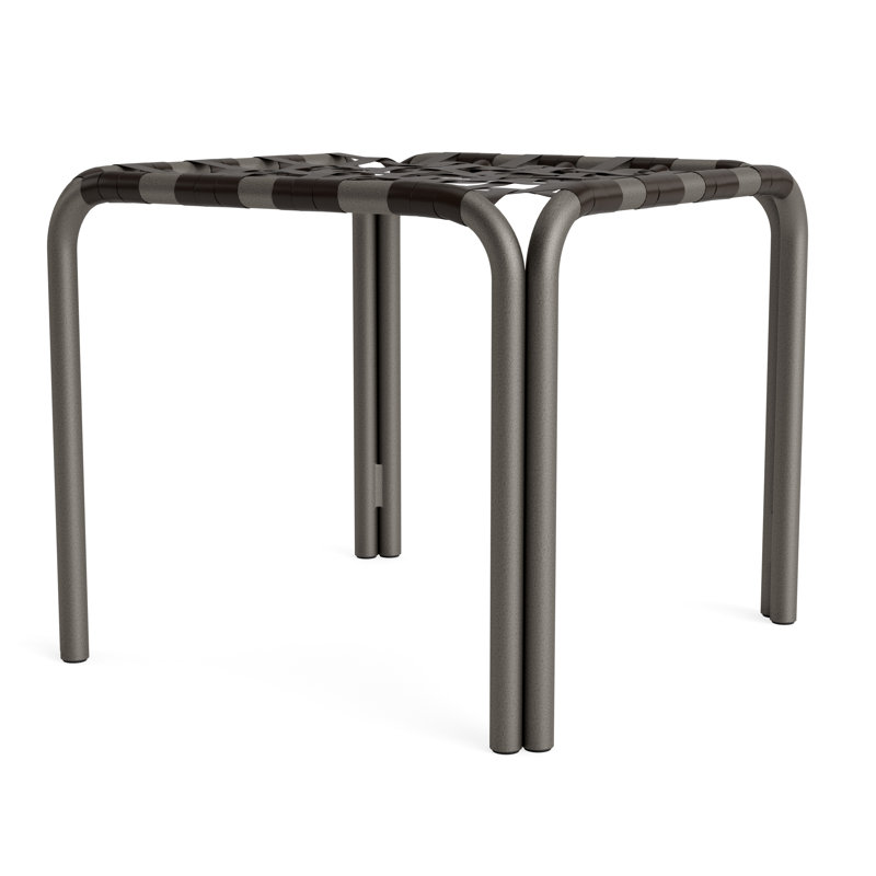 Kantan Outdoor Square Side Table, Mica, Coffee