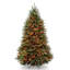 Dunhill Fir 6.5' Hinged Green Artificial Christmas Tree with 650 Multicolored Lights-738491518