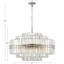 Lustre 16 lumières en nickel poli