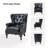 Ansumana 31.5" W Genuine Leather Club Chair with Wing Back-175209979
