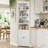 70.9" Tall Metal Corner Storage Cabinet with 2 Doors-490594147