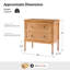 Table de bout à 2 tiroirs avec station de charge et assemblage simple Poston-1056128336