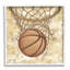 «Rustic Basketball In Hoop», art de la giclée encadrée par Nidhi Wadhwa