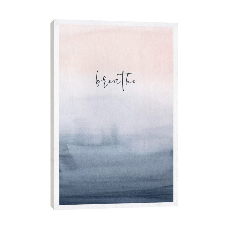 Breathe Doorways by Stephanie Ryan - Painting on Canvas, 66.04 cm H x 45.72 cm W, White Framed