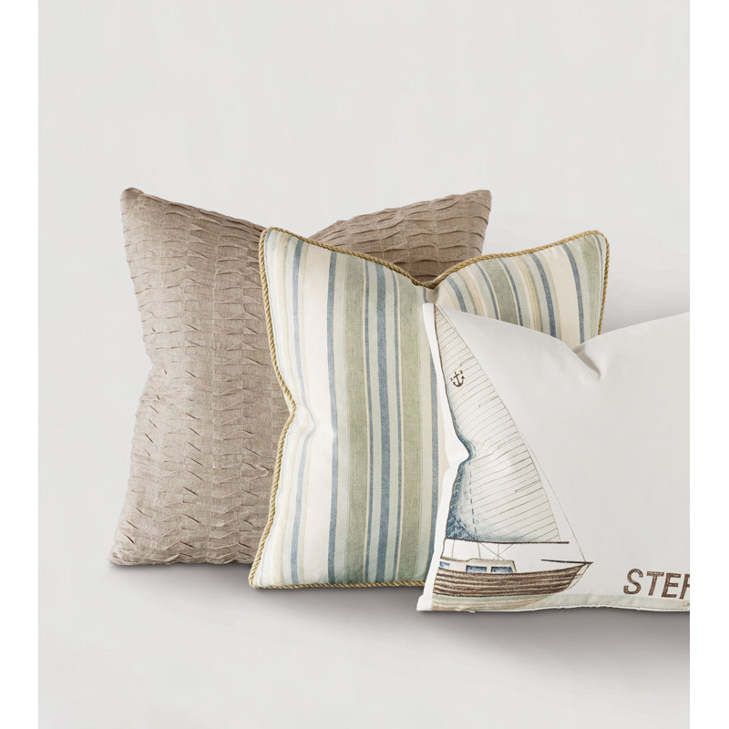 Galiot Linen Square Pillow Cover & Insert