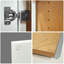 Armoire murale blanche en bois massif avec 2 portes et tablettes réglables pour le rangement dans le garage de la salle de bain, charnières à fermeture en douceur, assemblage facile, finition laquée, buanderie de bureau l 27 po x P 30 po, tablettes,
