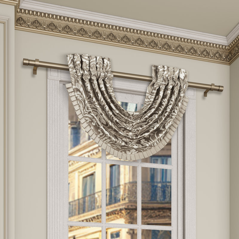 Brunello Damask Swag Window Valance