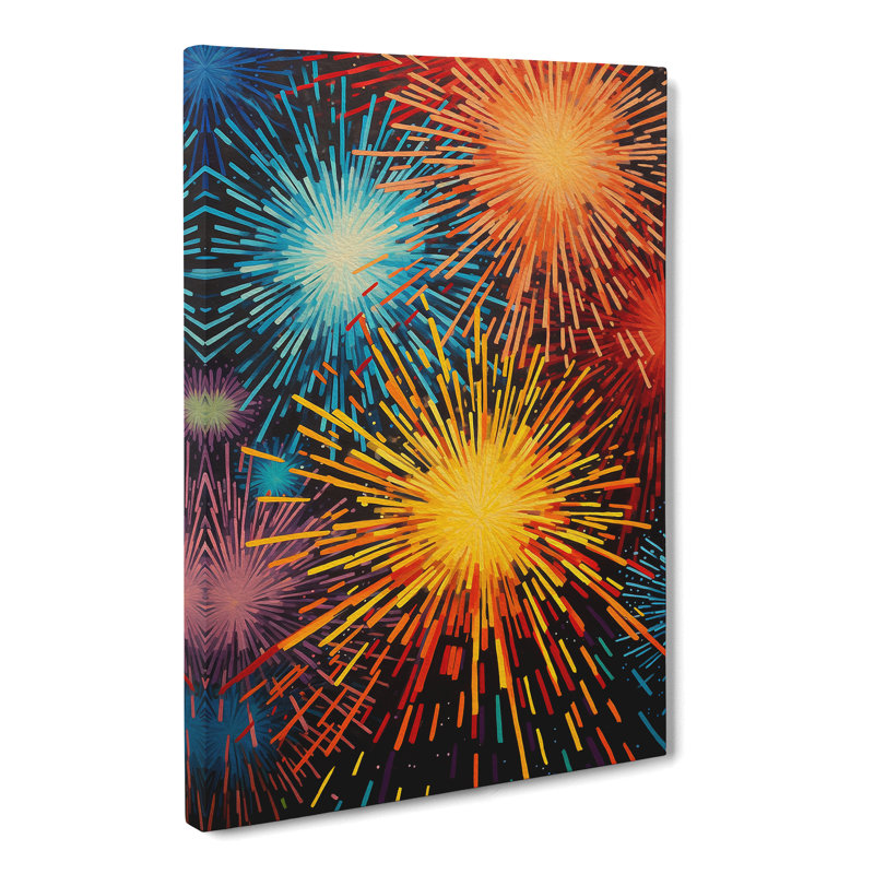 Fireworks Orphism No.2 - Print, 60cm H x 40cm W x 3cm D