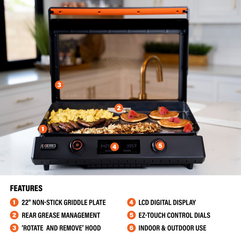 Blackstone E-Series 22" Electric Tabletop Griddle