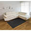 Tapis noir touffeté à rayures Yohan-1904048830